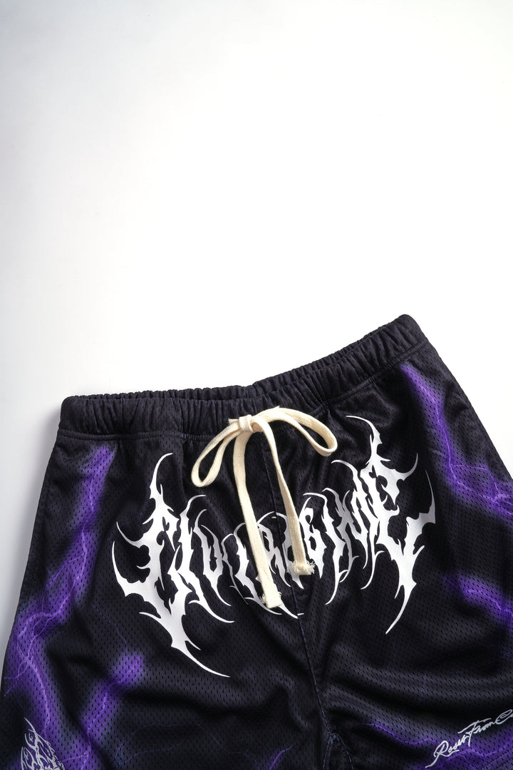 Light Strike Mesh Shorts in Black