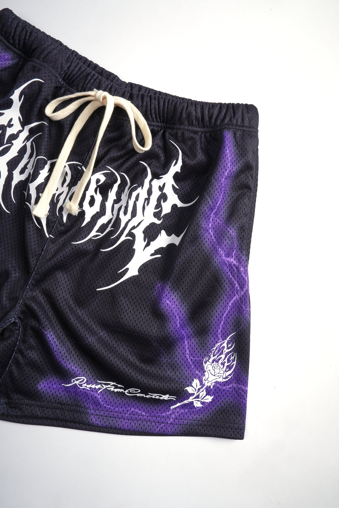 Light Strike Mesh Shorts in Black