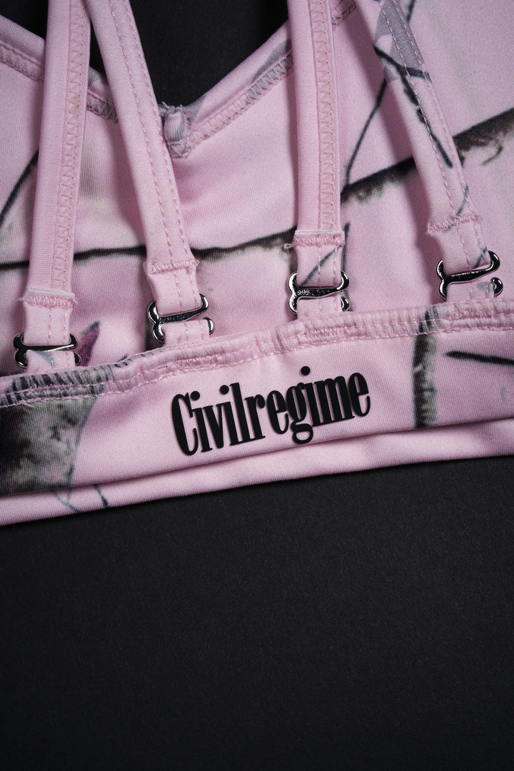 Civil Nahstia Bra in Baby Pink Bankai Camo
