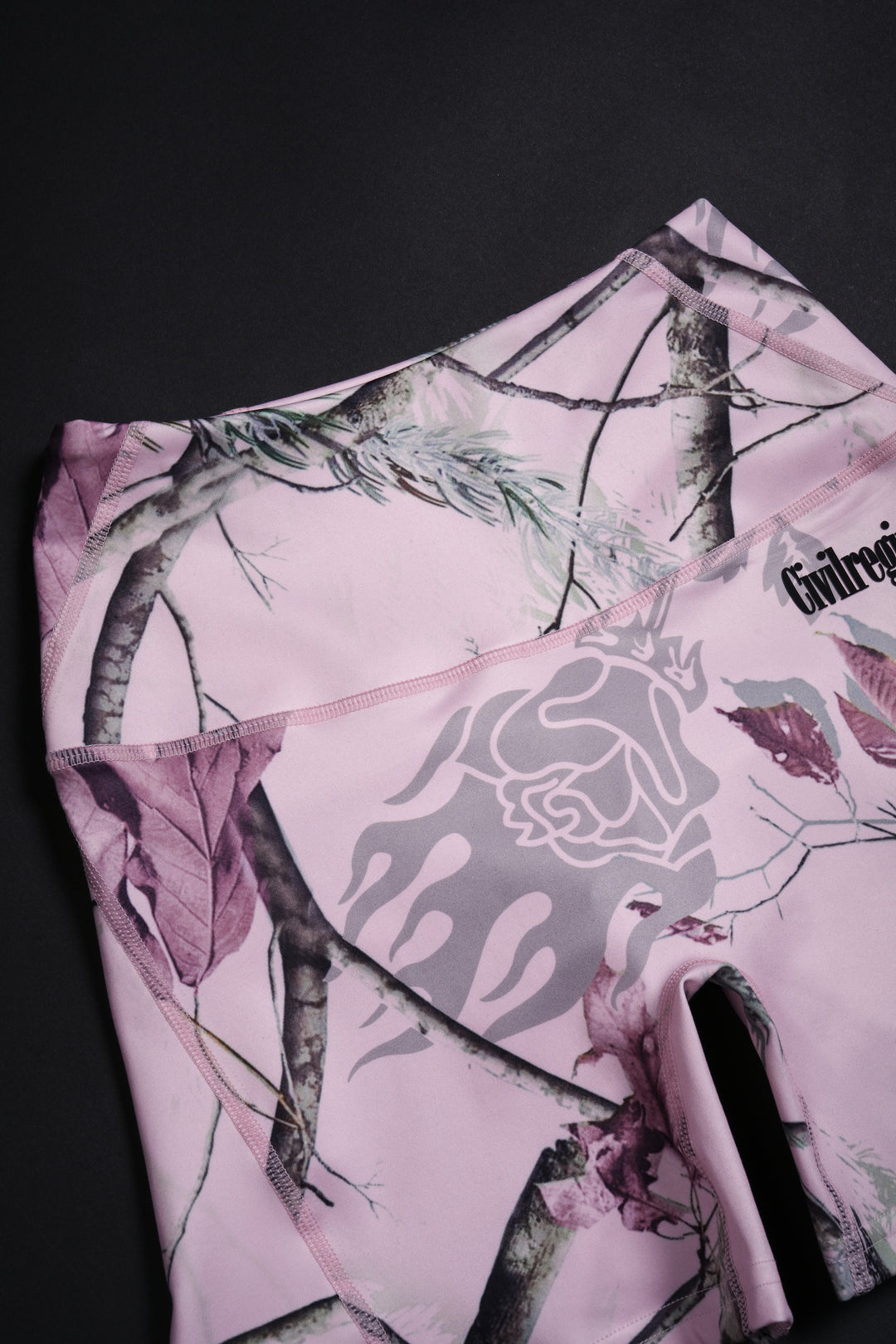 Civil Nahstia Shorts in Baby Pink Bankai Camo
