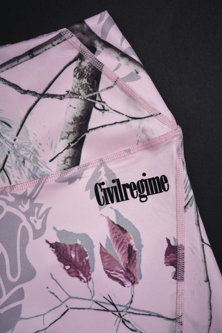 Civil Nahstia Shorts in Baby Pink Bankai Camo