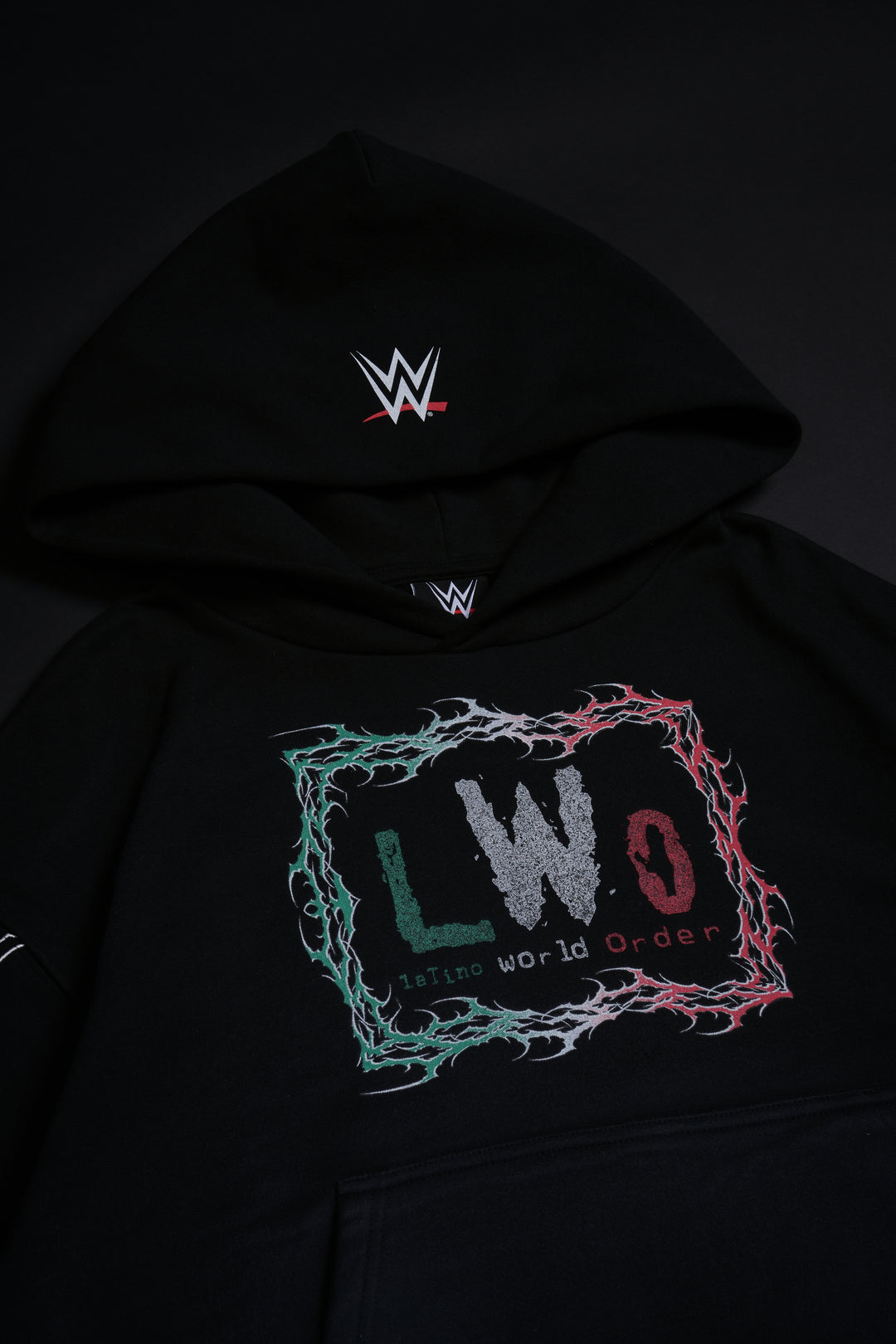 LWO Forever Forever Hoodie in Spray Wash Black