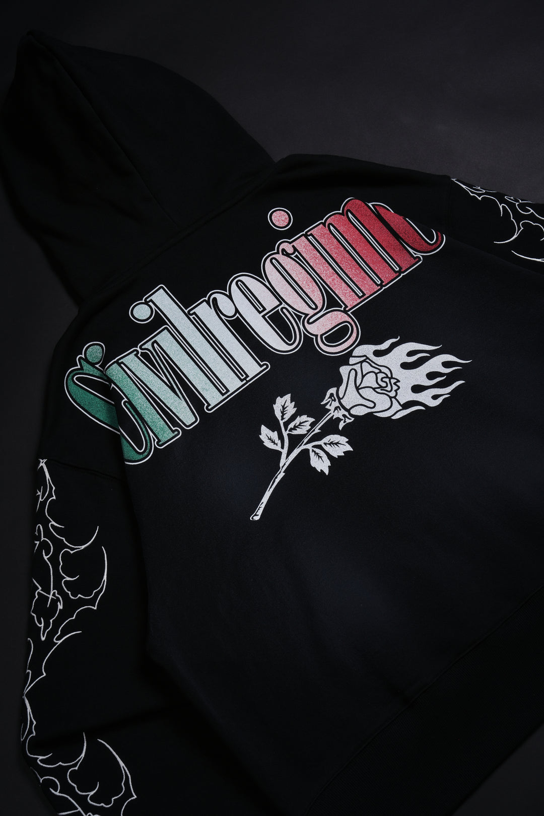 LWO Forever Forever Hoodie in Spray Wash Black