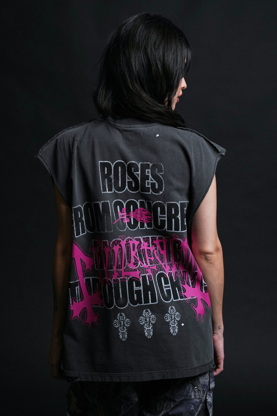 Civil Concrete FMR Muscle Tee in Vintage Ashes