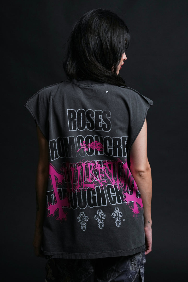 Civil Concrete FMR Muscle Tee in Vintage Ashes