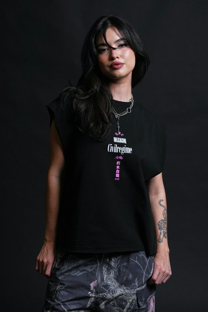 Byakuya 199X Muscle Tee in Black