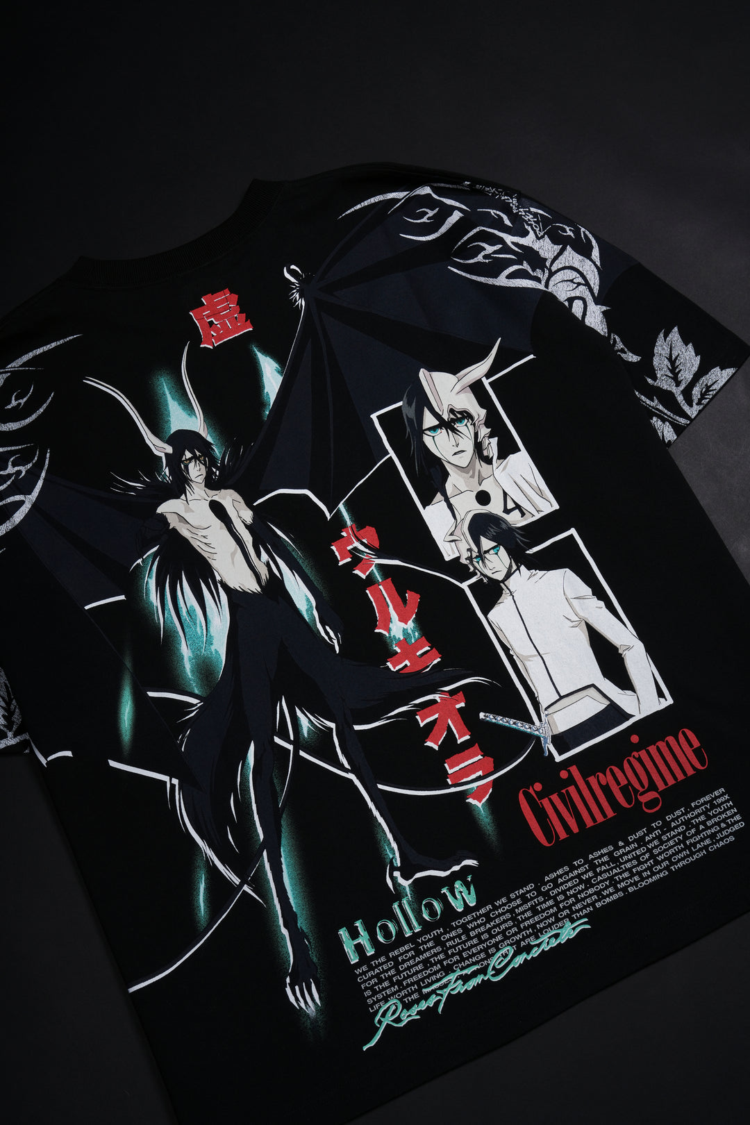 Ulquiora 199X Oversized Tee in Black