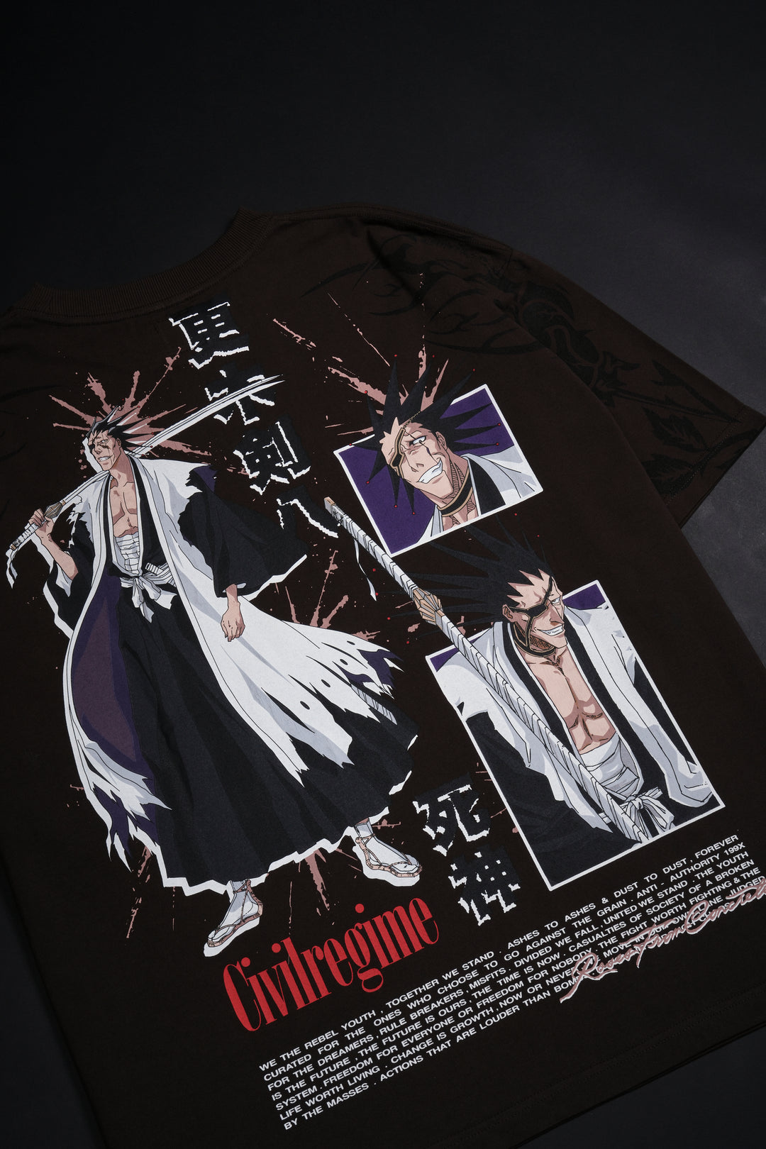 Zaraki 199X Oversized Tee in Brown