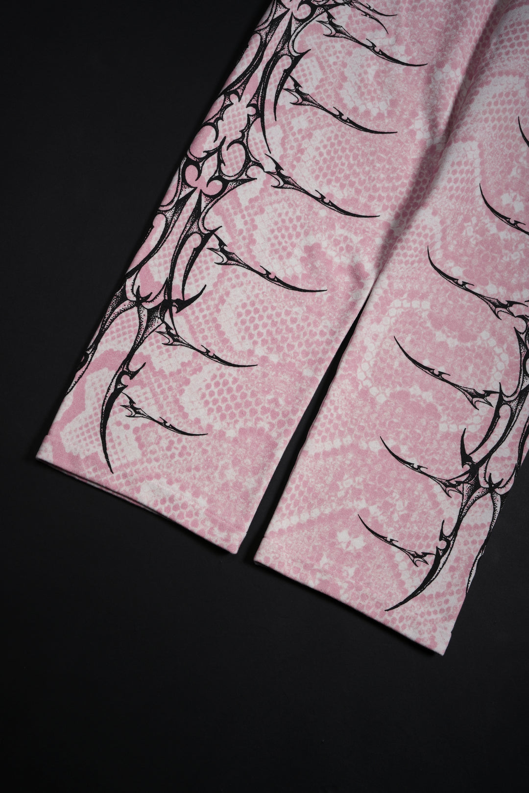 Core Brigade Wide Leg Pants in Baby Pink Snake