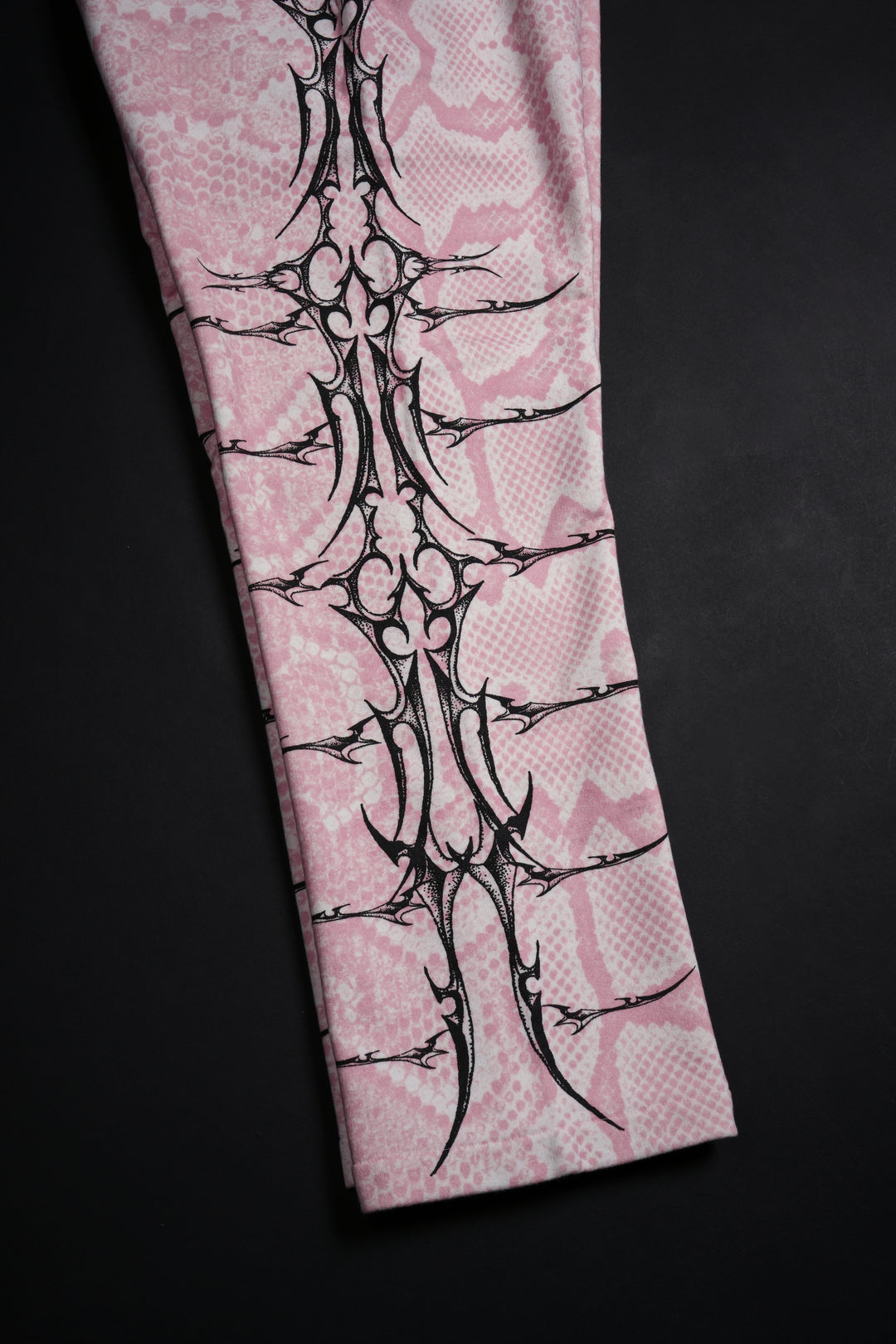 Core Brigade Wide Leg Pants in Baby Pink Snake