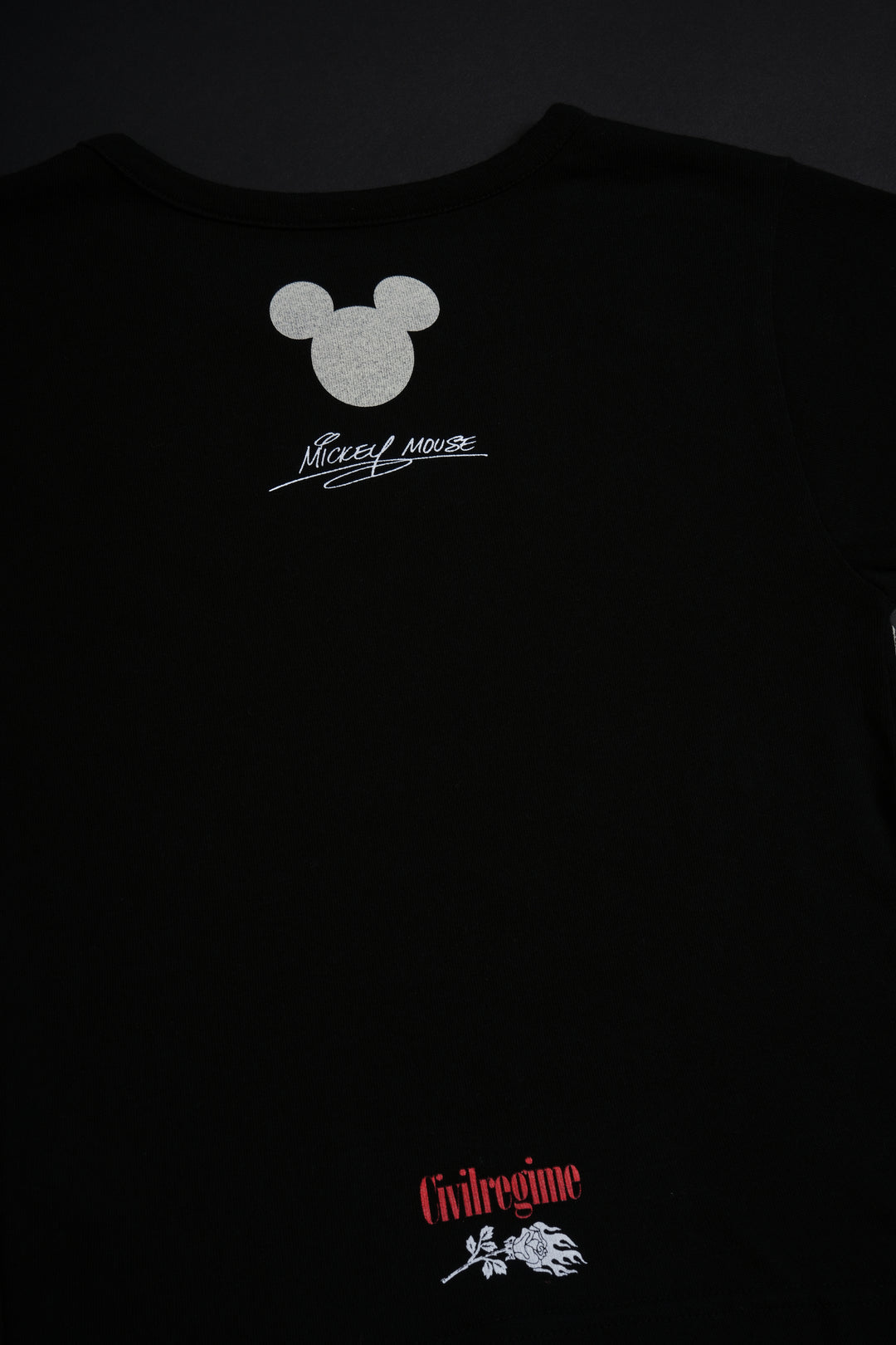 Civil Mickey Baby Tee in Black