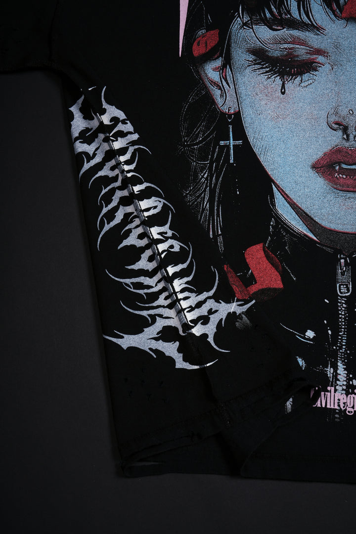 Zen Bloom Bankai FMR Tee in Black