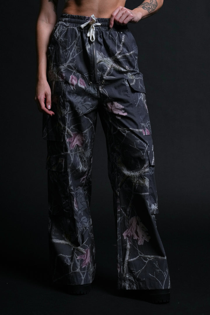 Burning Rose Ultra Wide Leg Pants in Bankai Camo