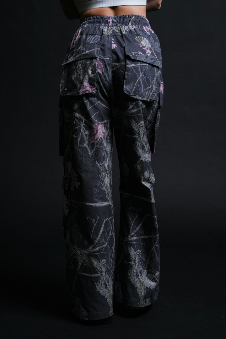 Burning Rose Ultra Wide Leg Pants in Bankai Camo