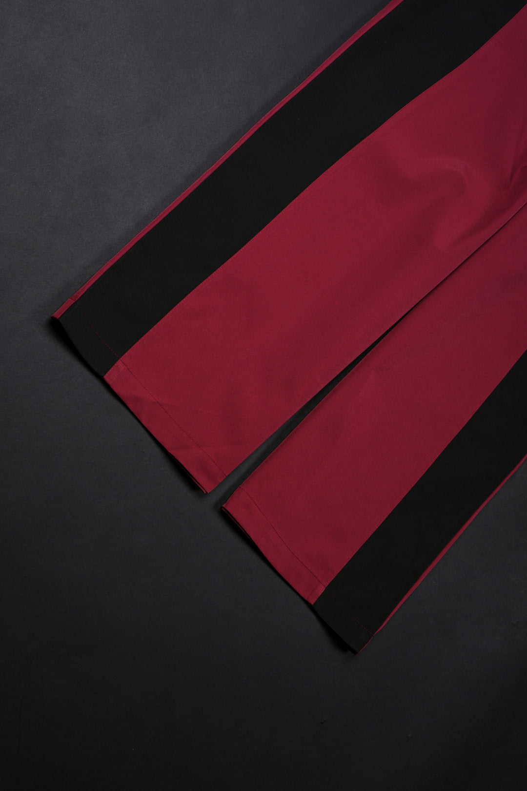 Concrete Script Wide Leg Track Pants in Red/Black/White