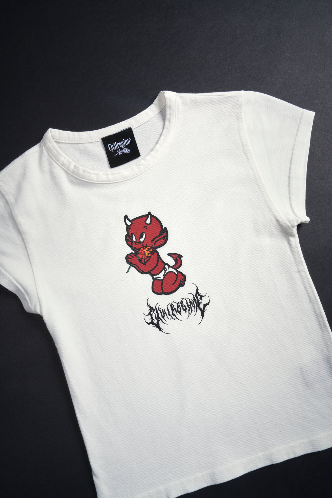 Devil Child Baby Tee in Butter