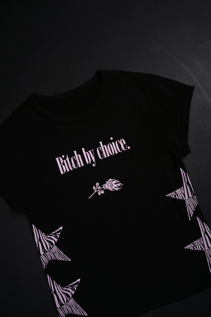 My Choice Baby Tee in Black