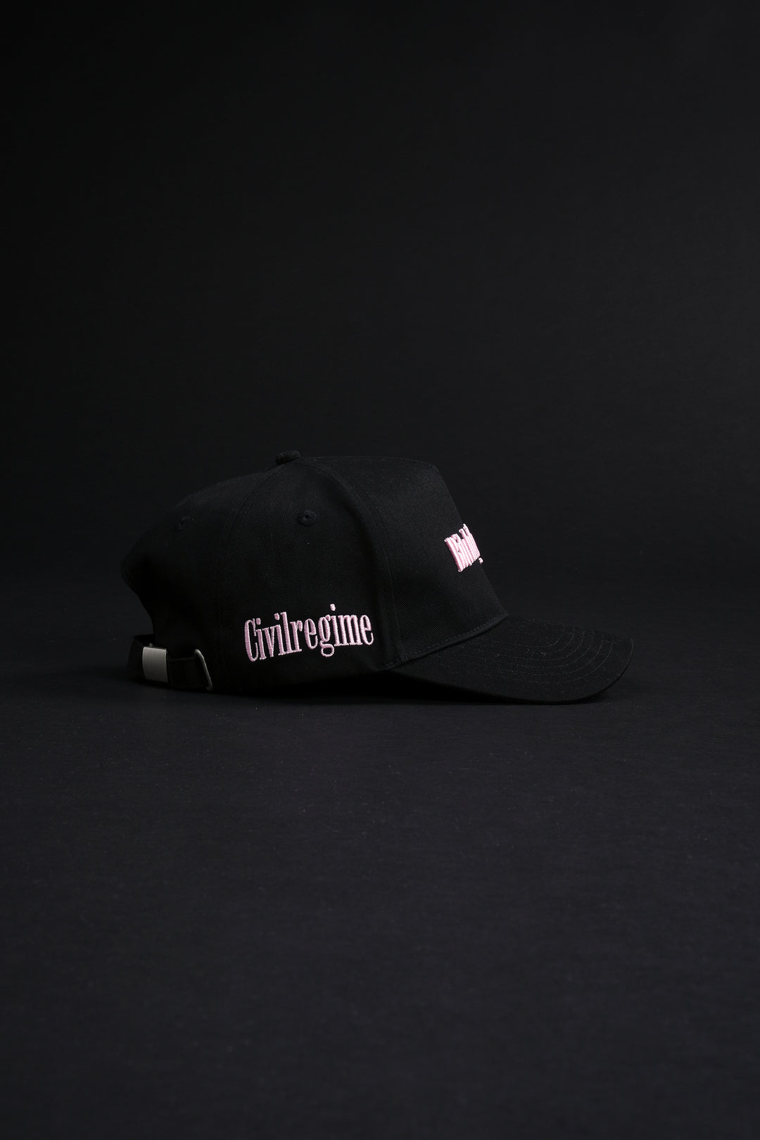 My Choice 5 Panel Strapback Hat in Black