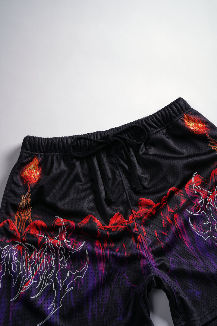 Ritual Part 2 Mesh Shorts in Black