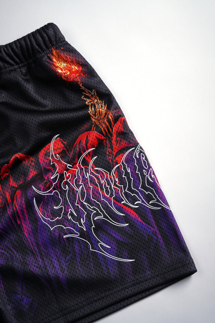 Ritual Part 2 Mesh Shorts in Black