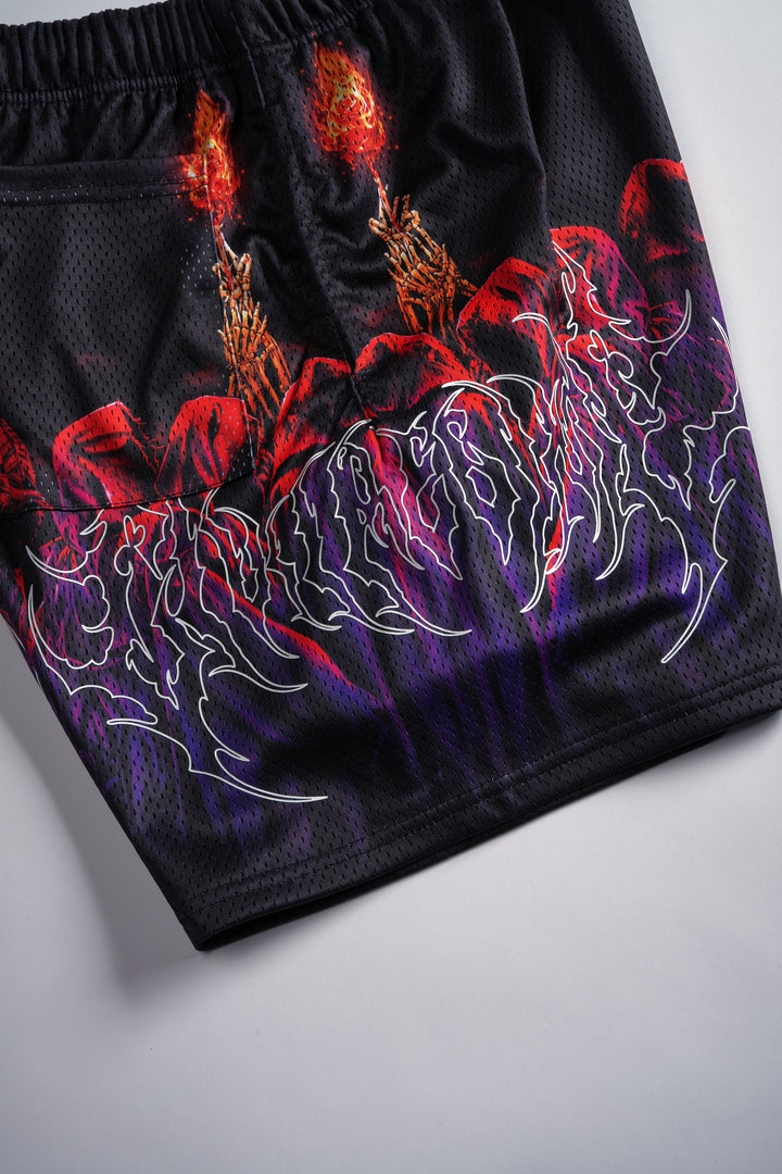 Ritual Part 2 Mesh Shorts in Black