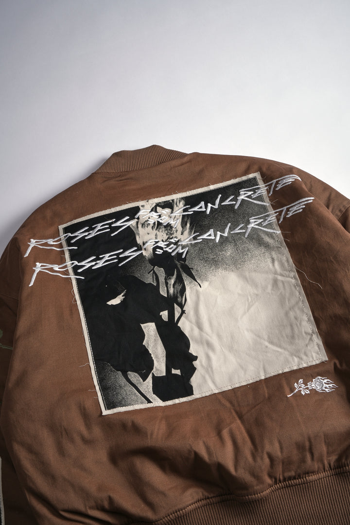 It's Our Time Racing Jacket in Reaper Brown