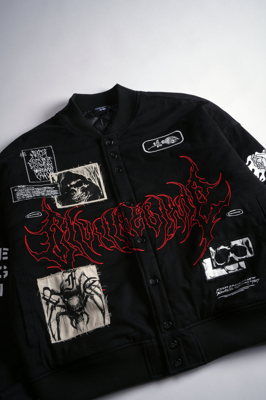 It's Our Time Racing Jacket in Black