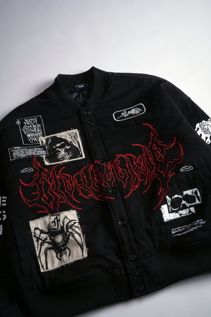 It's Our Time Racing Jacket in Black