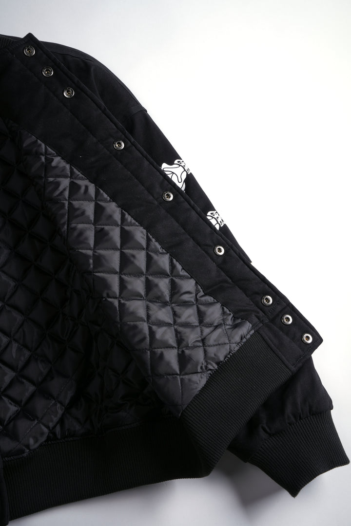 It's Our Time Racing Jacket in Black