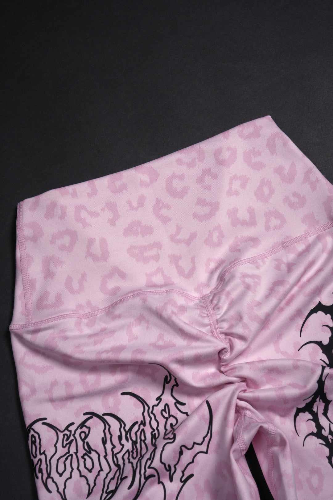 Baby Pink Energy Biker Shorts in Baby Pink Cheetah