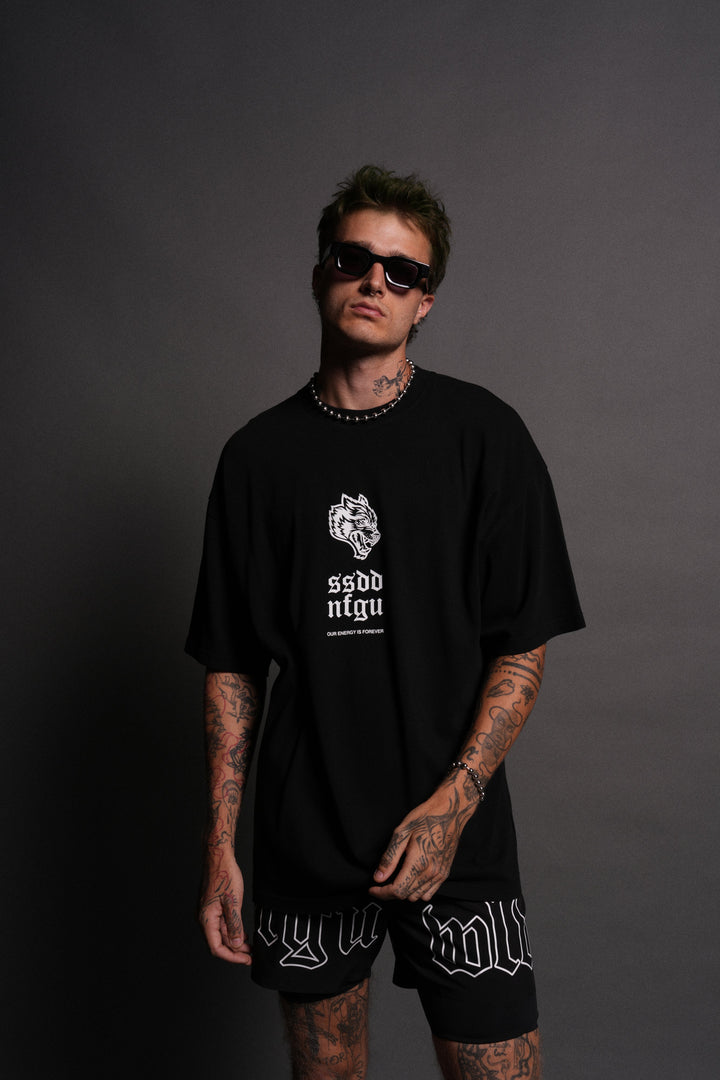 Them "Premium" Oversized Tee in Black