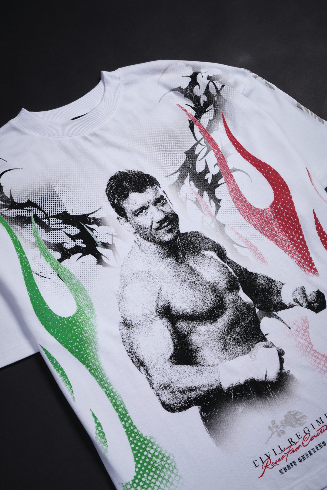 World Order American Classic Oversized Tee in White