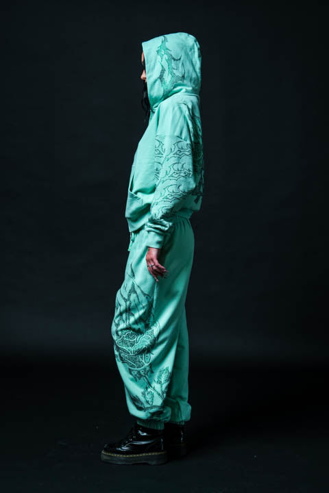Stone Empire Lounger Sweat Pants in Sea Moss Green