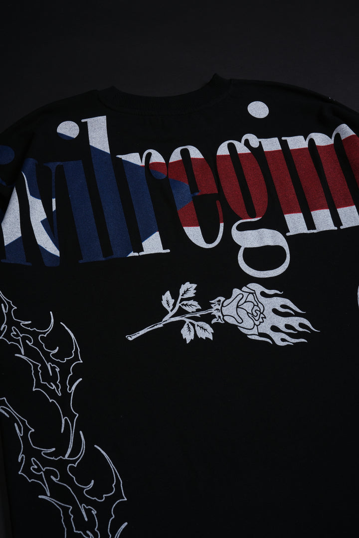 Raising Victory American Classic Oversized Tee in Black