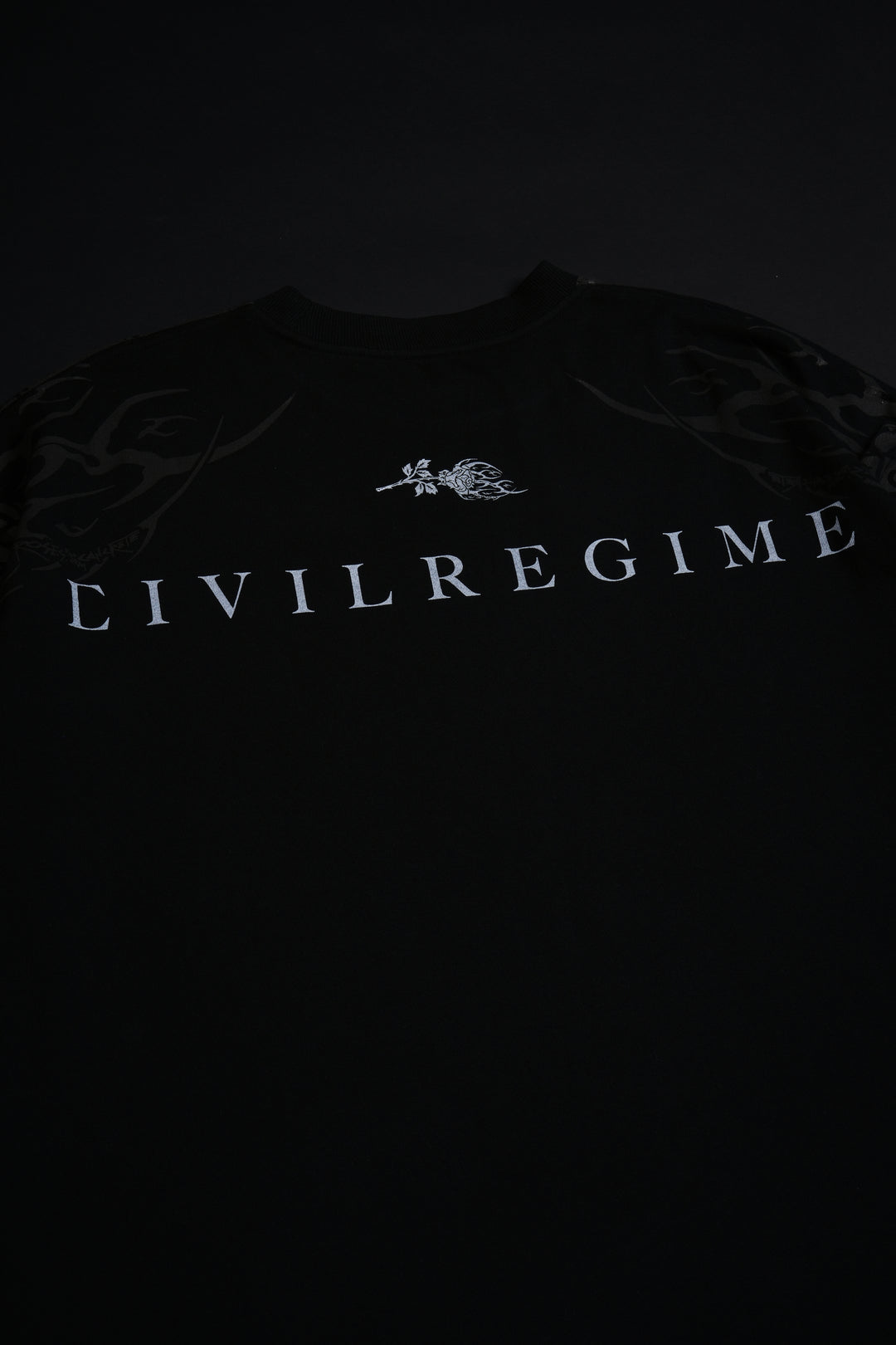 Tragic Romance American Classic Oversized Tee in Black
