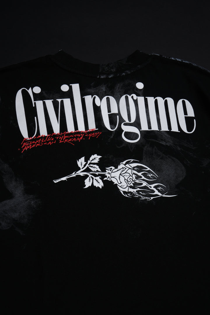 Civil Vaquera American Classic Oversized Tee in Black