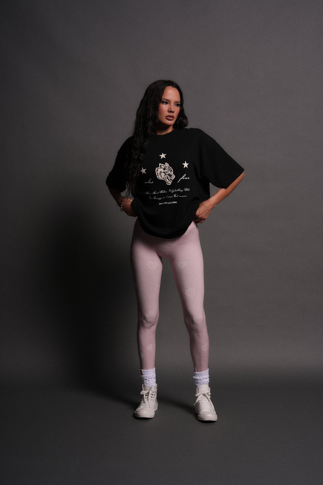 She's a Star Unisex "Premium" Oversized Tee in Black