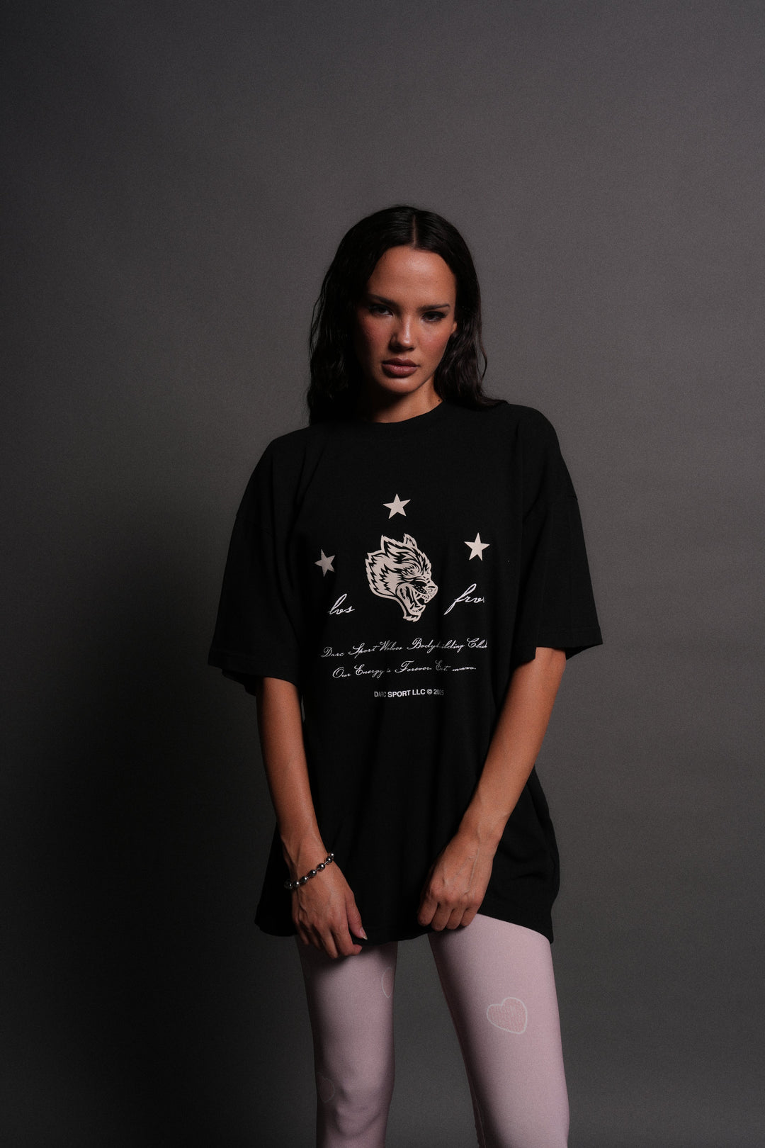 She's a Star Unisex "Premium" Oversized Tee in Black