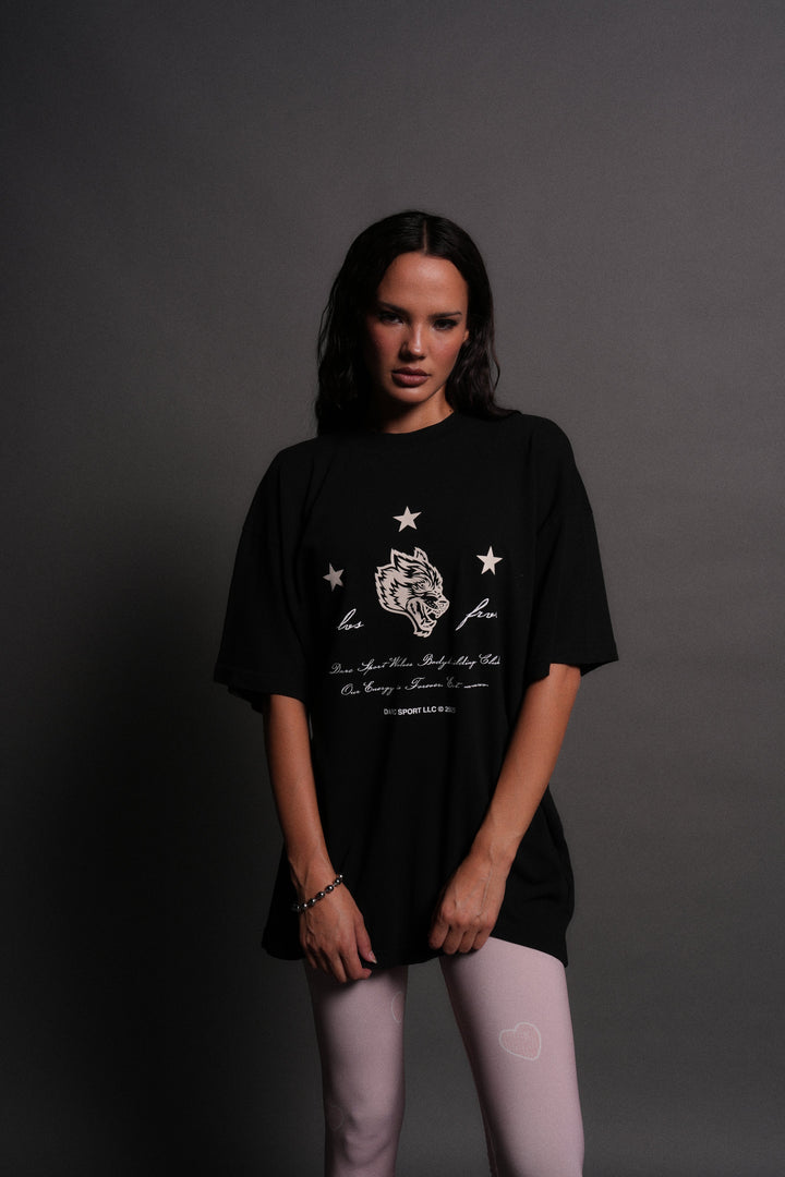She's a Star Unisex "Premium" Oversized Tee in Black