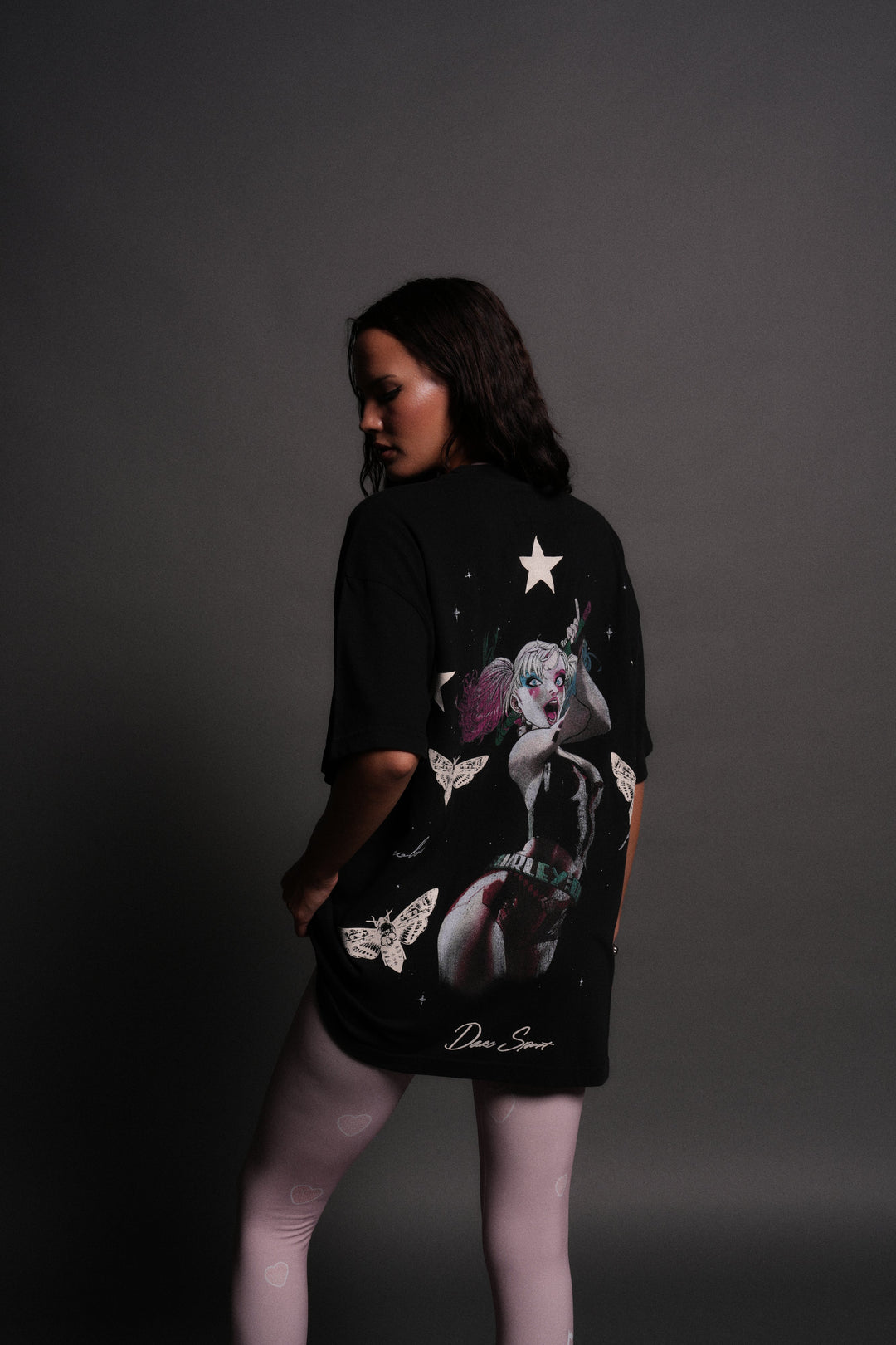 She's a Star Unisex "Premium" Oversized Tee in Black