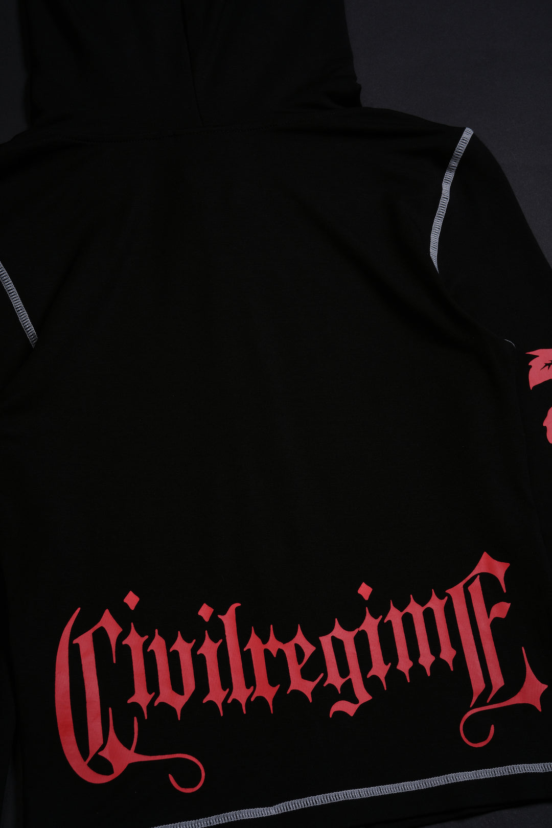 Noir Couture Pookie Zip Up Hoodie in Black