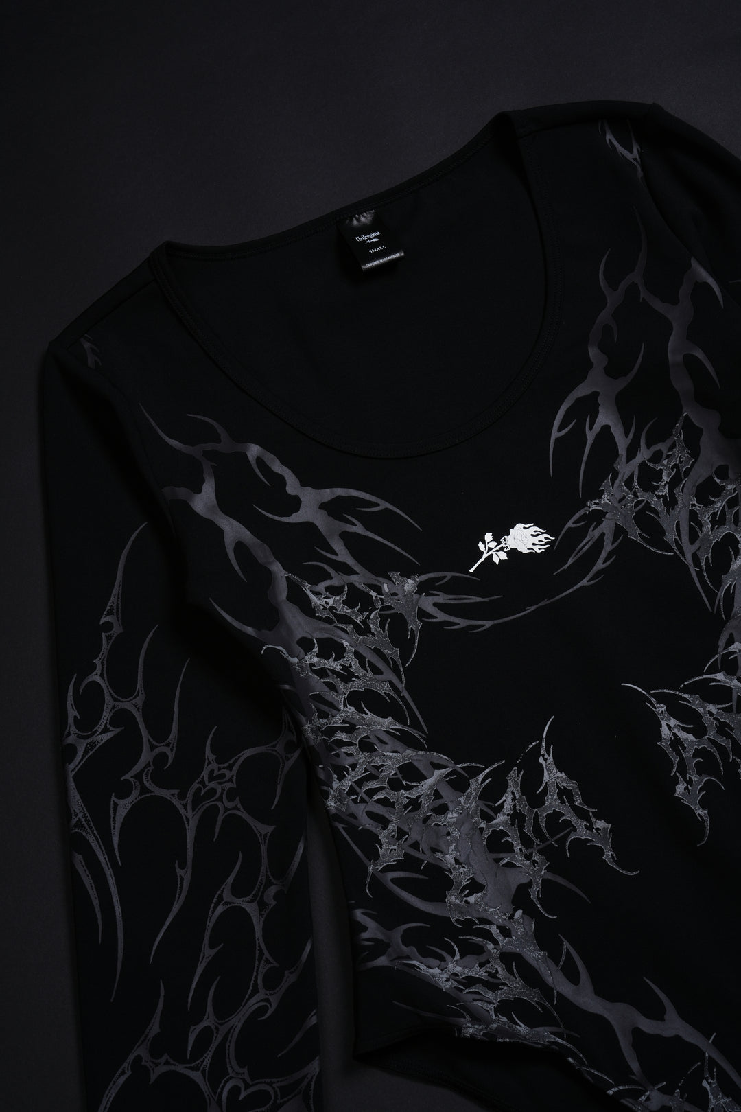 Dark Siren Pookie L/S Bodysuit in Black