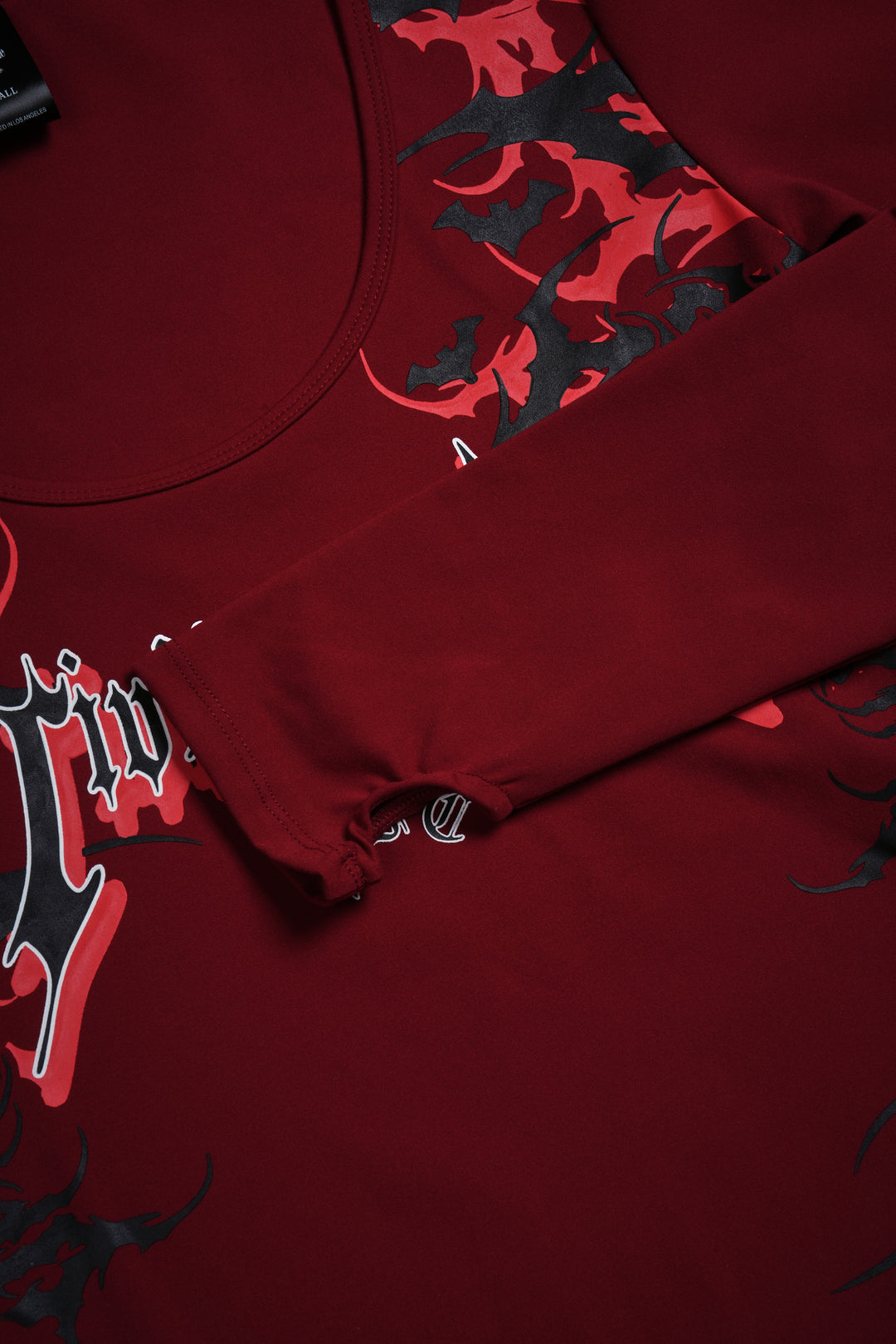 Scarlet Thorne Pookie L/S Bodysuit in Radiant Red