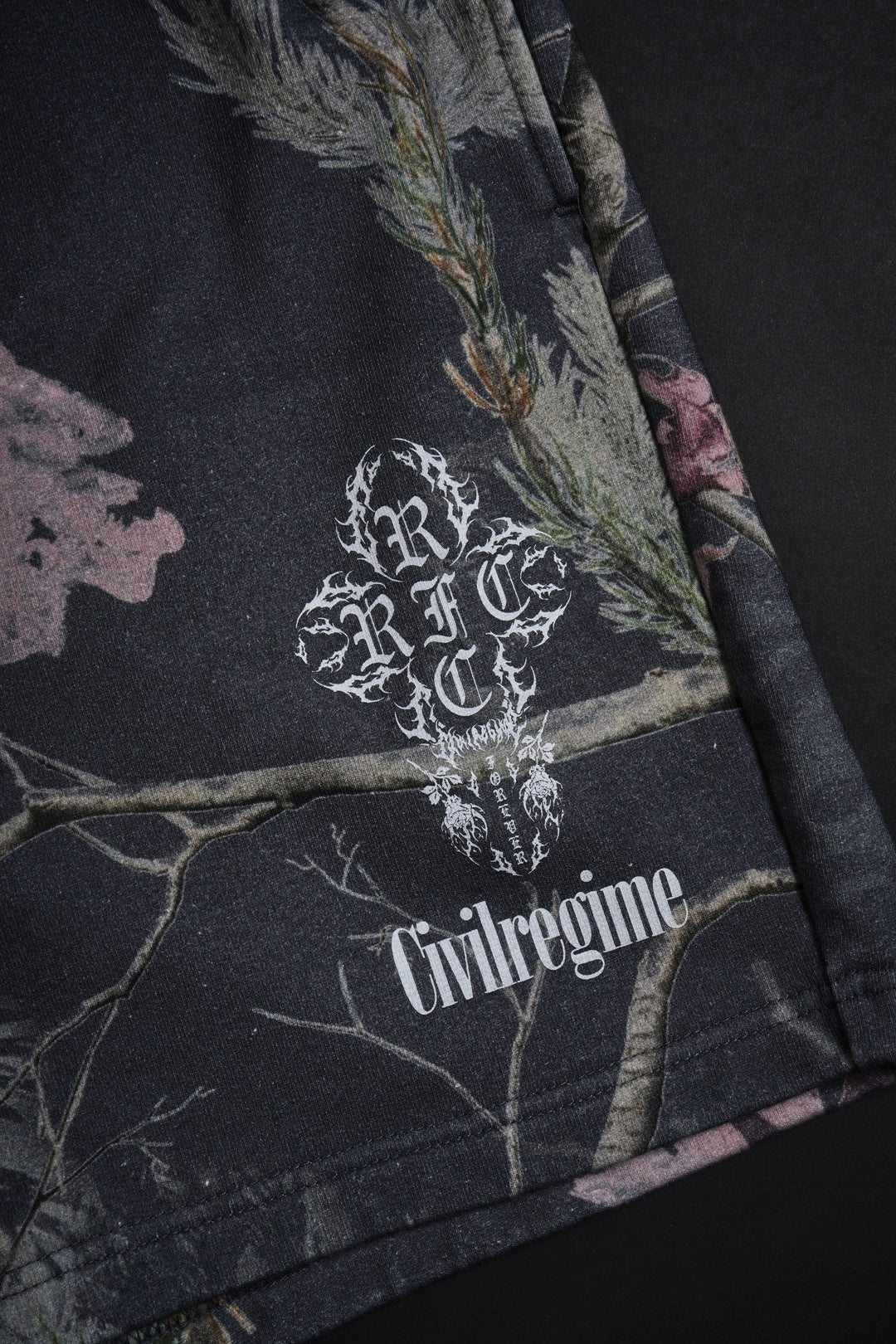 Concrete Sin Baggy Shorts in Bankai Camo