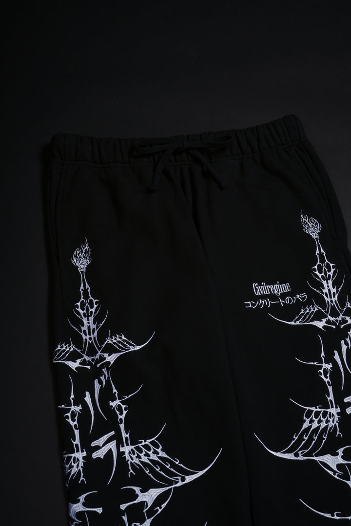 Bankai Brigade Wide Leg Pants in Black