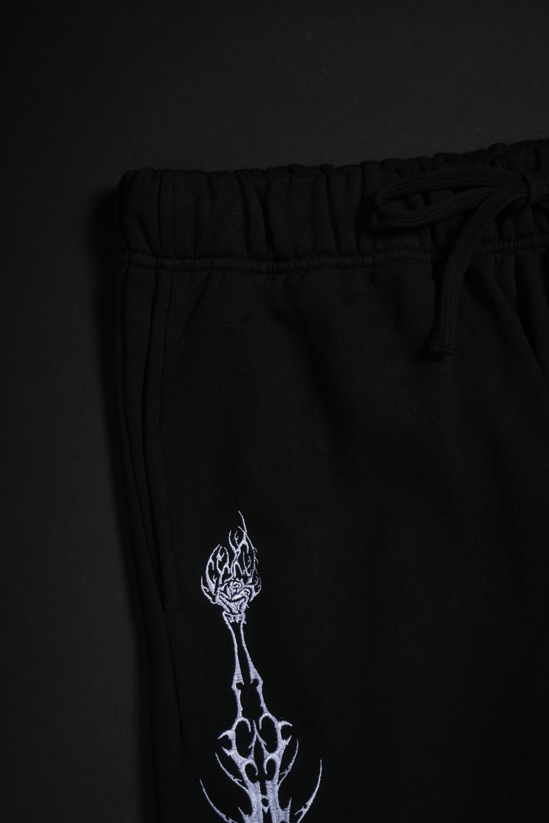 Bankai Brigade Wide Leg Pants in Black