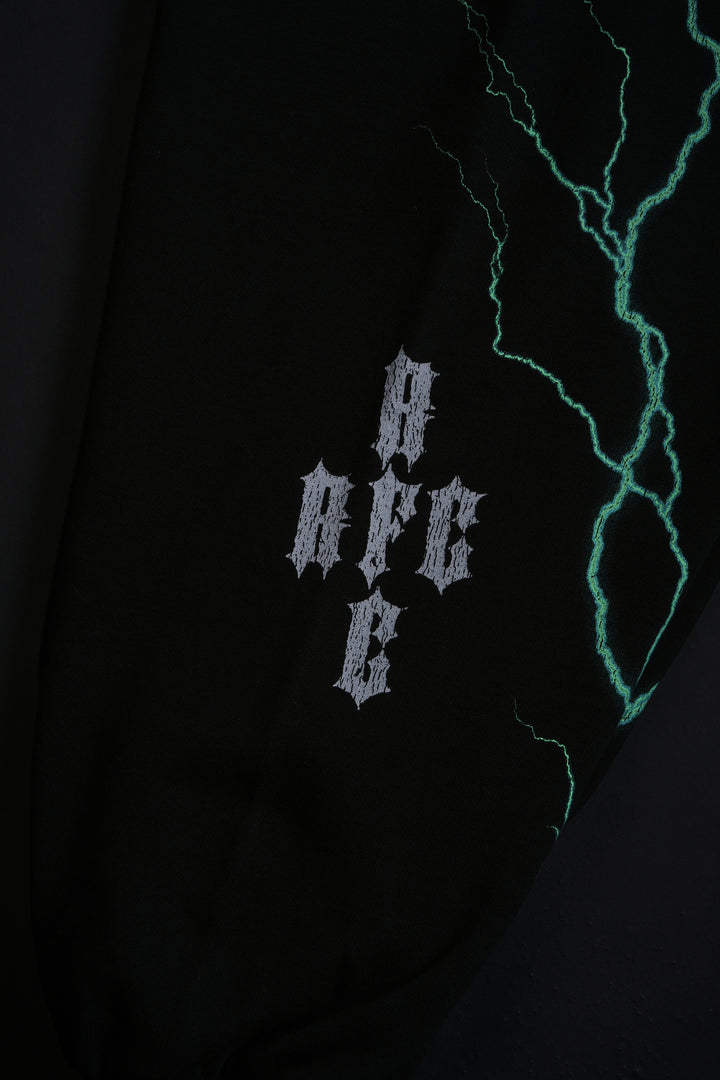 Electric Rage Lounger Sweat Pants in Black