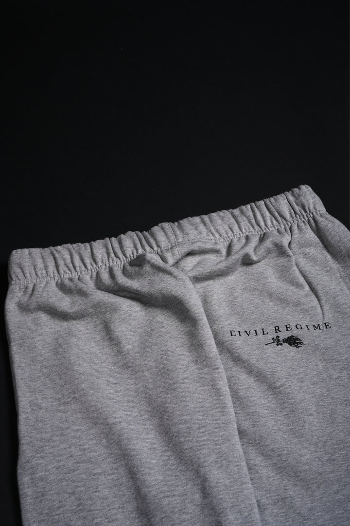 Zilla Fineline Eternal Wide Leg Pants in Charcoal Heather
