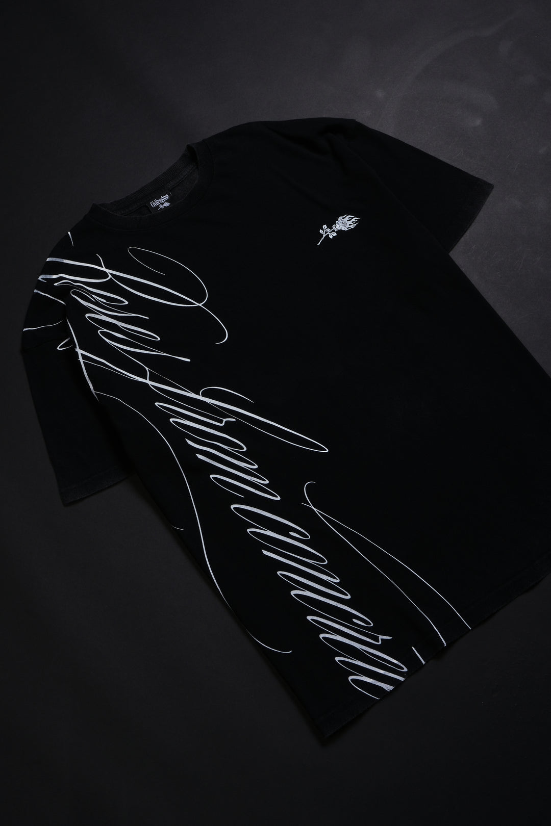 RFC Elegant Script American Classic Oversized Tee in Black