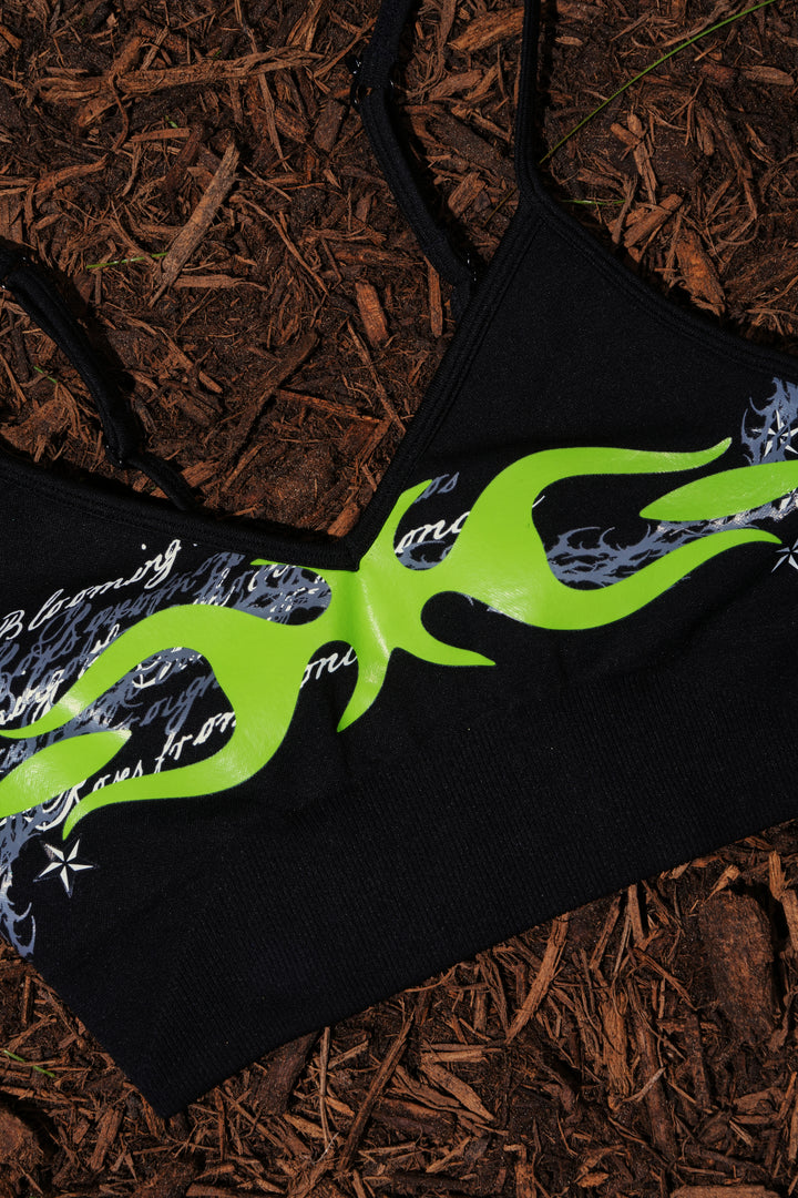 Distorted Candy Kelly Seamless Bra in Black